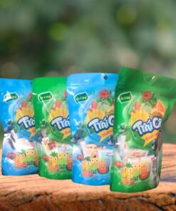 Thạch ngắn 300g túi đứng Ấn Vàng